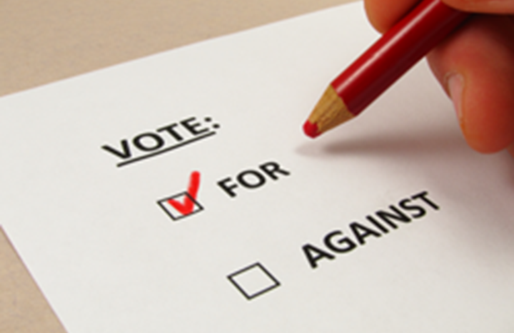 Voting card image