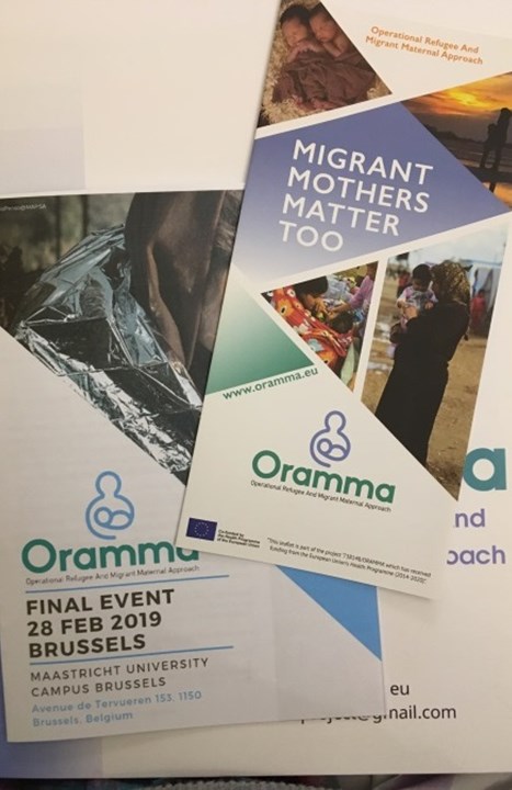 Oramma event leaflets
